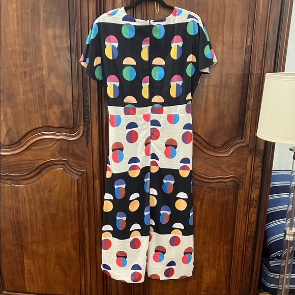 🎉Host Pick🎉 Eva Franco Multicolor Geometric Wrap Dress - Picture 6 of 8